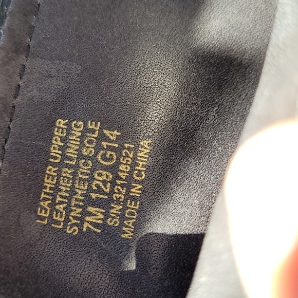 TORY BURCH Hastings Leather Ankle Black Boots SIZE 7 M - Picture 11 of 13